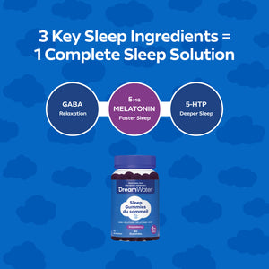 Dream Water Sleep Aid Gummies, Sugar-Free, 60 Count