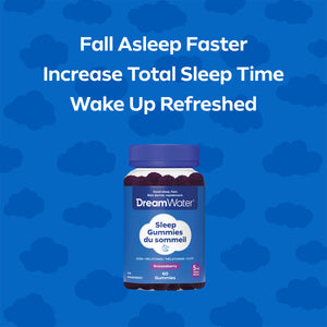 Dream Water Sleep Aid Gummies, Sugar-Free, 60 Count