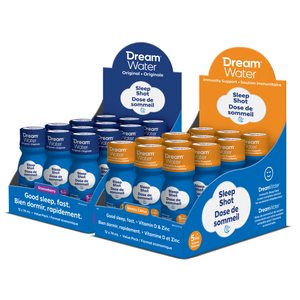 Dream Water Snoozeberry + Immunity Sleep Shot Bundle - 2x12 packs (24 Units)