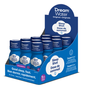 Dream Water Sleep Aid Shot - Snoozeberry Flavour - 12 pack
