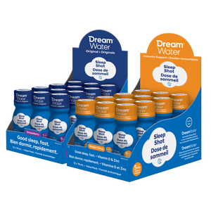 Dream Water Snoozeberry + Immunity Sleep Shot Bundle - 2x12 packs (24 Units)