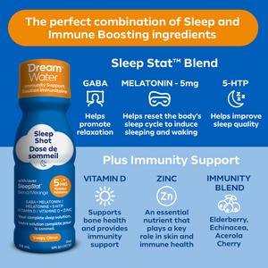 Dream Water Snoozeberry + Immunity Sleep Shot Bundle - 2x12 packs (24 Units)