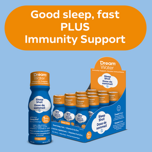 Dream Water Sleep Aid Liquid Shot - Immunity Support - 12 pack